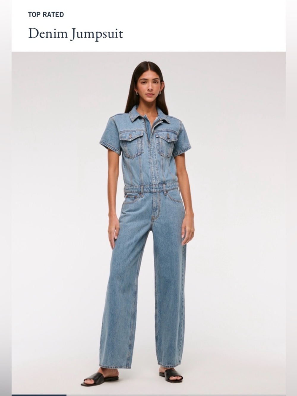 Abercrombie Denim Jumpsuit